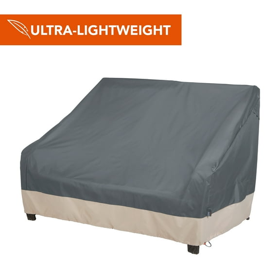 Modern Leisure Renaissance Ultralite Patio Loveseat Cover, 82.5"L x 38"W x 38.25"H, Gray