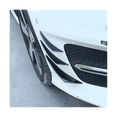 thumbnail image 4 of Universal Pvc Car Front Bumper Lip Protector Rear Diffuser Auto Spoiler Splitter Wing Protection Guard 12PCS,12 * Bumper Lip Protector Diffuser,black, 4 of 5