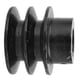 thumbnail image 2 of Double V Belt Pulley for 20mm Bore Groove Pulley A Belt for 168F 170F GX110 GX120 GX160 GX200 7HP E, 2 of 5