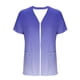 thumbnail image 2 of Camiseta de Cuello Redondo de Color Sólido Casual de Ajuste Suelto con Poliéster Suave, Camiseta de Verano para Uso Diario en Casa O Trabajo, 2 of 5
