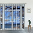 thumbnail image 5 of Beautiful Natural Landscape Shower Curtains Set Window Forest Scenery Wall Hanging Luxury Bathroom r Bath Screen With, 5 of 6