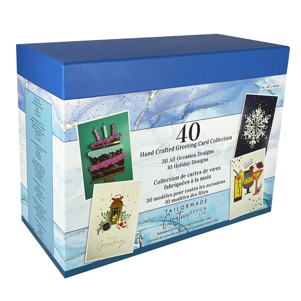 Hand Crafted All Occasion & Holiday Greeting Cards, 40 Count