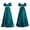Blue Regency Dress for, variant on JOANKDMI Regency Dress for Women Puff Sleeve Empire Waist Vintage Satin Maxi Gown Square Neck Renaissance Victorian Costume for Tea Party Halloween Cosplay Outfit