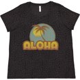 thumbnail image 3 of Inktastic Aloha Palm Women's Plus Size T-Shirt, 3 of 5