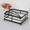 thumbnail image 3 of 3 Count Iron Napkin Holder Dispenser Paper Holders for Kitchen Desktop Decoration, 3 of 6