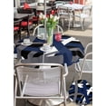 thumbnail image 5 of Outdoor Tablecloths with Umbrella Hole & Zipper, Navy Blue Black Geometric Round Tablecloth 54 Inch, Modern Art Abstract Grey Line Waterproof Table Cloth, Patio/Pool/Picnic Table Covers, 5 of 8