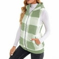 thumbnail image 4 of ‌‌FDGIU Women's Polar Fleece Vest - Lightweight Zip Up Sleeveless Jacket, Casual Oversized Winter Top, 4 of 5