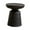 Black, variant on DOLITY Small End Table Minimalistic Round Coffee Table for Bathroom NightStand Dorm Gray