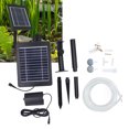 thumbnail image 1 of Aerator Pump Set, Easy Installation Wide Application 6V 4W Solar Panel 18H 36H 72H Solar Oxygen Pump  For Fish, 1 of 8