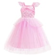 thumbnail image 2 of Little Girls Princess Dress Birthday Party Dress Halloween Cosplay Outfits for Kids 3-8 Years, 2 of 8