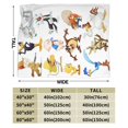 thumbnail image 4 of Manta de dibujos animados de Bugs Bunny, manta de vellón ultra suave y acogedora de lujo para sofá cama, mantas de franela cálidas para todas las estaciones, ropa de cama para niños, adolescentes y, 4 of 7