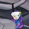 thumbnail image 3 of Yuyamidu Purple Butterfly Car Trash Bag Bag Bin for Front Seat, Back Seat Floral Auto Garbage Container Bin Accessories Reusable Garbage Bag for Car SUV Truck Sedan, 3 of 7