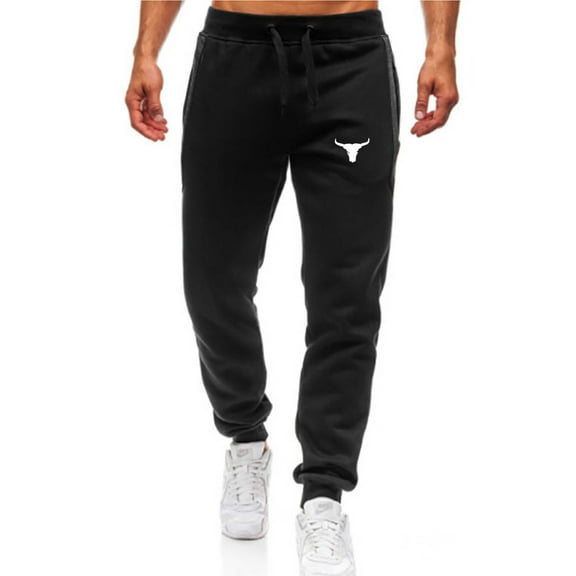 Men's Jogging Sweatpants Fashion Color Blocked Lightweight Pants Elastic Waist Drawstring Athletic Pants with Pockets Black XXL