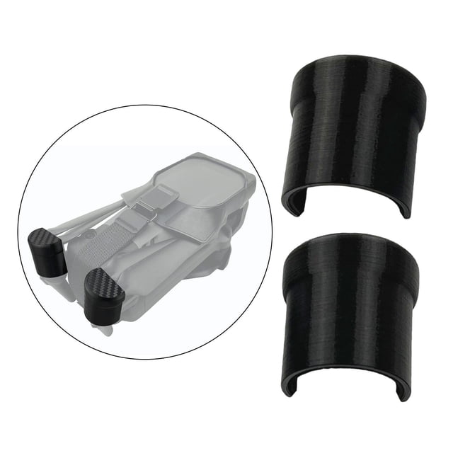 2 piezas de cubierta de protección de motor, soportes de protección de motor, cubierta protectora, tapas antipolvo anticolisión para DJI 3 / perfke Tapas antipolvo