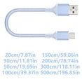 thumbnail image 2 of Bottone USB Type C Data Cable Short Type C to USB C Cable Fast Charging for Phone16 15 PowerBank, 2 of 7
