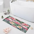thumbnail image 7 of Coolnut Pink Flamingos Bath Mat, Dry Quickly Non Slip Absorbent Bath Rug, Soft Living Room Bedroom Home Floor Mats, Bath Mats for Bathroom, Tub and Shower 20" x 39" Home Decor Gifts, 7 of 7