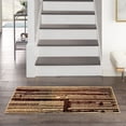 thumbnail image 2 of Nourison Grafix Abstract Stripe Indoor Rug Brick Multicolor 2' x 4', 2 of 6