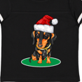 thumbnail image 4 of Inktastic Christmas Dachshund Dog Santa Boys or Girls Toddler T-Shirt, 4 of 5