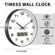 thumbnail image 3 of TIMESS 14" Reloj de Pared Analógico con Pantalla de Fecha, Reloj Moderno a Batería para Sala de Estar (Negro), 3 of 8