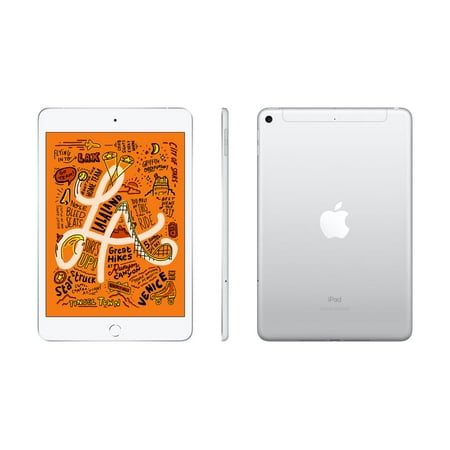 Apple - 7.9-Inch iPad mini - (5th Generation) with Wi-Fi + Cellular - 64GB - Silver