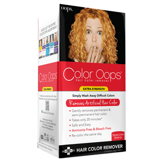 Color Oops Fading Wash Kit with Activated Charcoal - Bleach Wash Shampoo 