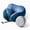 Blue, variant on Cooling Ice Silk Travel Neck Pillow, Memory Foam 360° Head & Chin Support, Adjustable, for Airplane （Grey）