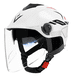thumbnail image 1 of Casco Motocicleta Abierto 3/4 Visera Doble Hd Abatible Xtellar blanco, 1 of 3