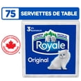 thumbnail image 2 of Royale Serviettes de table, 3 ép., 75 serviettes, 2 of 14