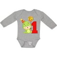 thumbnail image 3 of Inktastic 1st Birthday Cute Dinosaur Boys or Girls Long Sleeve Baby Bodysuit, 3 of 5