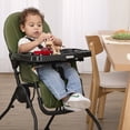 thumbnail image 3 of Dream On Me Snack and Stow Baby high Chair, Easy to fold and Store Travel high Chair, Removable and Three Position Adjustable Tray Portable high Chair, Olive, 3 of 8