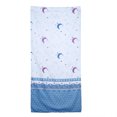 thumbnail image 1 of Cortina de ventana con estampado de Luna de estilo campestre, decoración de dormitorio semitransparente (ganchos incluidos), 1 of 8