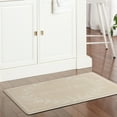 thumbnail image 2 of MARTHA STEWART Bloomfield Home Sweet Home Leaf Frame Kitchen Mat, Comfort Standing Mat, Non-Slip Backing, Water & Stain Resistant, Beige, 18"x30", 2 of 4