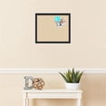 thumbnail image 3 of PinPix ArtToFrames 16x13 Custom Cork Bulletin Board    Poster Board Has a Fabric Style Canvas Finish, Framed in Satin Black (PinPix-263), 3 of 5