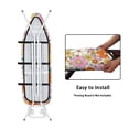 thumbnail image 4 of HELLHERO Installation 15x54 Ironing Board Cover - Vintage Daisy, Elastic Edge, Applicable Standard Size Iron Board Cover, Setup for Effortless Ironing Experience, 4 of 5