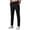 Black, variant on Men's Athletic Training Pants Lightweight Sweatpants for Soccer Running Workout,Dark Blue M