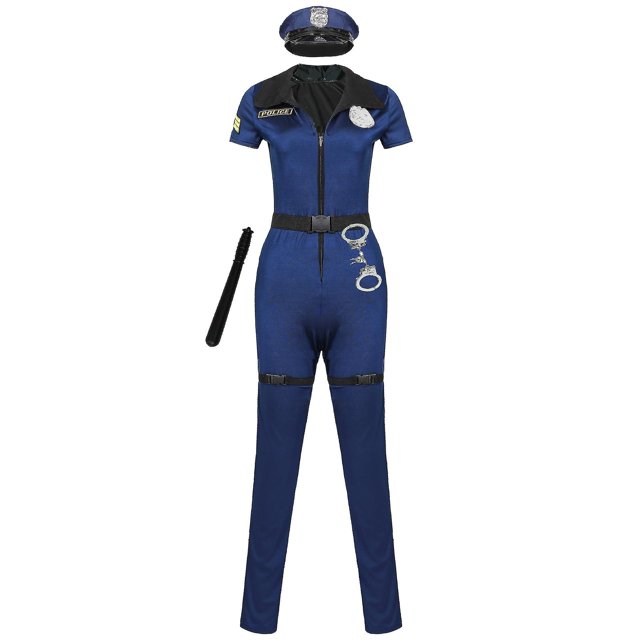 M-xl cosplay escenario espectáculo uniforme de policía femenina--M oso de fresa Electrónica