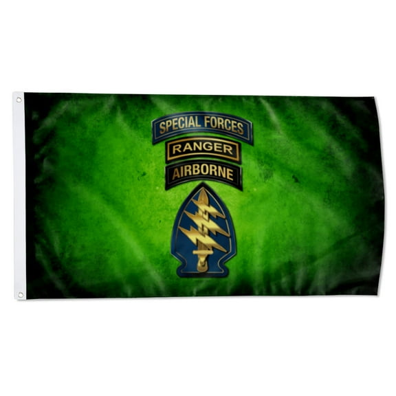 2but Special Forces Ranger Tabbed Airborne flag US Army Military Flags Polyester 3x5 FT Indoor Outdoor Banner