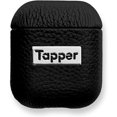 thumbnail image 1 of Black Leather / Silver Case for AirPods (1st and 2nd Generation), 1 of 4