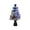 White, variant on Generic Pre-Lit Mini Christmas Tree Fiber Optic Artificial Christmas Tree Small Xmas Tree Fireworks Tree Lighted with Topper Star Multicolor LED Lights Battery Operated