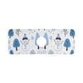 thumbnail image 7 of Yayeee Faucet Mat for Kitchen Sink 14.7" Diatomite Long Splash Guard Pad, Simple Cartoon Snowmen, 7 of 7