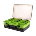 thumbnail image 1 of S SERENABLE Double-layer Fishing Tool Box Fishing Box for Freshwater Fishing Accessories Green, 1 of 9
