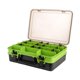 thumbnail image 1 of Caja de herramientas de pesca de doble capa, organizador de aparejos de pesca, equipo de pesca multiusos Verde, 1 of 9