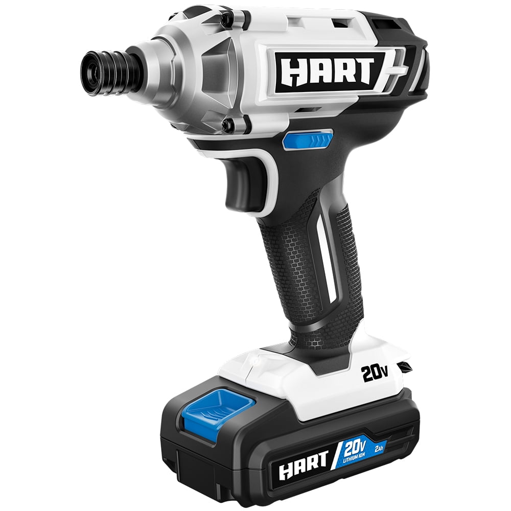 HART 20-Volt Cordless 6-Tool Combo Kit (1) 4.0Ah & (1) 1.5Ah Lithium-Ion  Batteries, Charger and Storage Bag