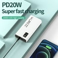 thumbnail image 6 of Baole "20000mAh PD3.0+QC4.0 Fast Charging Power Bank" 22.5W USB-C Portable Charger with LED Display for iPhone 15/Android/Tablet - Compact & High Capacity, 6 of 9