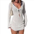 thumbnail image 2 of Vestido de Crochet de Larga para Mujer L, 2 of 10