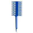 thumbnail image 1 of de Tejido de Salón de Plástico de dos cara de 3 Vías para Resaltar El Tinte Balayage - Azul Yinane Peine de realce profesional, 1 of 8