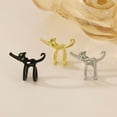 thumbnail image 6 of No Piercing Required Cats Shaped Ear Clip Eye catching Ear Cuff Party Accessory, 6 of 11