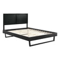 thumbnail image 2 of Modway Marlee Lit Plateforme Double en Bois avec Cadre Angulaire, 2 of 13