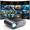 Silver-gray, variant on Vamvo Portable Projector with WiFi, 1080P Mini Movie Projector with 200 in Display, HDMI and USB, Built-in Speaker for Phone, Laptop, TV Stick and Game Console