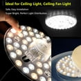 24W LED Ceiling Fan Light Kit Light Board Panel for Flush Mount Light